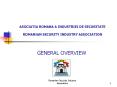 ASOCIATIA ROMANA A INDUSTRIEI DE SECURITATE ROMANIAN SECURITY INDUSTRY ASSOCIATION PowerPoint PPT Presentation