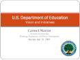 Carmel Martin Assistant Secretary for Planning, Evaluation, and Policy Development PowerPoint PPT Presentation