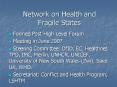 Network on Health and Fragile States PowerPoint PPT Presentation