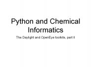 Python%20and%20Chemical%20Informatics