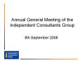 Annual General Meeting of the Independent Consultants Group PowerPoint PPT Presentation