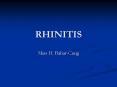 RHINITIS PowerPoint PPT Presentation