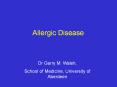 Allergic Disease PowerPoint PPT Presentation
