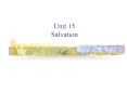 Unit 15 Salvation PowerPoint PPT Presentation