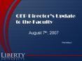 QEP Directors Update to the Faculty PowerPoint PPT Presentation