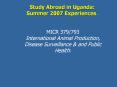 Study Abroad in Uganda: Summer 2007 Experiences' PowerPoint PPT Presentation