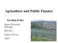 Agriculture%20and%20Public%20Finance PowerPoint PPT Presentation