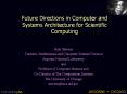 Future%20Directions%20in%20Computer%20and%20Systems%20Architecture%20for%20Scientific%20Computing PowerPoint PPT Presentation