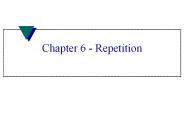 Chapter 6 - Repetition