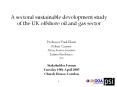 A sectoral sustainable development study of the UK offshore oil and gas sector PowerPoint PPT Presentation