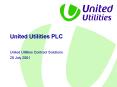 United Utilities PLC PowerPoint PPT Presentation