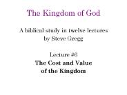 The Kingdom of God