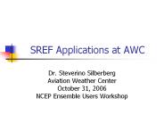SREF Applications at AWC