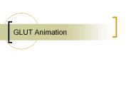 GLUT Animation