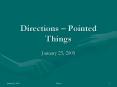 Directions  PowerPoint PPT Presentation