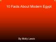 10 Facts About Modern Egypt PowerPoint PPT Presentation