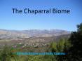 The Chaparral Biome PowerPoint PPT Presentation
