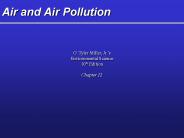 Air and Air Pollution