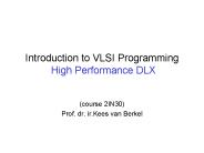 Introduction to VLSI Programming  High Performance DLX