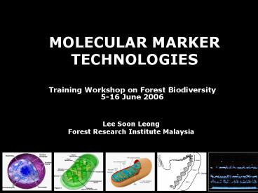 MOLECULAR MARKER TECHNOLOGIES