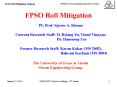 FPSO Roll Mitigation PowerPoint PPT Presentation