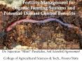 Soil Fertility Management for Organic Farming Systems and Potential Disease Control Benefits PowerPoint PPT Presentation