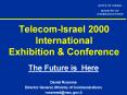 TelecomIsrael 2000 International Exhibition PowerPoint PPT Presentation