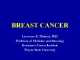 BREAST CANCER PowerPoint PPT Presentation