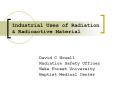 Industrial Uses of Radiation PowerPoint PPT Presentation