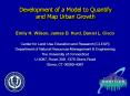 Development of a Model to Quantify and Map Urban Growth PowerPoint PPT Presentation