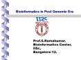 Bioinformatics in Post Genomic Era PowerPoint PPT Presentation