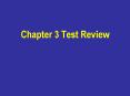 Chapter 3 Test Review PowerPoint PPT Presentation