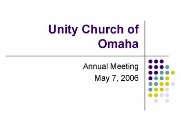 Unity Church of Omaha