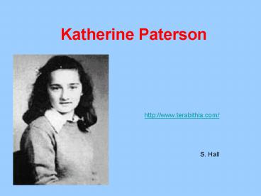 Katherine Paterson