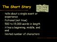 The Short Story PowerPoint PPT Presentation
