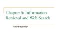 Chapter 5: Information Retrieval and Web Search PowerPoint PPT Presentation