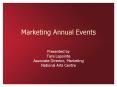 Marketing Annual Events PowerPoint PPT Presentation