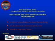 Melding Physics and Biology: