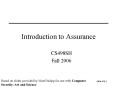 Introduction to Assurance PowerPoint PPT Presentation