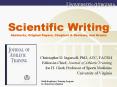 Scientific Writing Abstracts, Original Papers, Chapters PowerPoint PPT Presentation