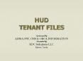 HUD TENANT FILES PowerPoint PPT Presentation