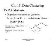 Ch. 15: Data Clustering