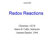 Redox Reactions