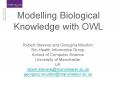 Modelling Biological Knowledge with OWL PowerPoint PPT Presentation