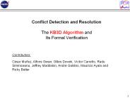 Conflict Detection and Resolution