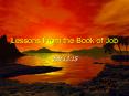 Lessons From the Book of Job PowerPoint PPT Presentation