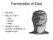 Parmenides of Elea