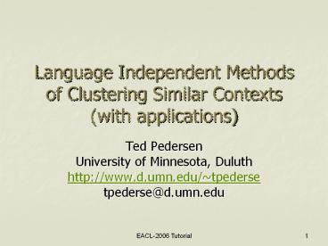 Language%20Independent%20Methods%20of%20Clustering%20Similar%20Contexts%20(with%20applications)