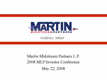 Martin Midstream Partners L'P'
