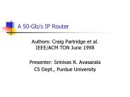 A 50-Gb/s IP Router